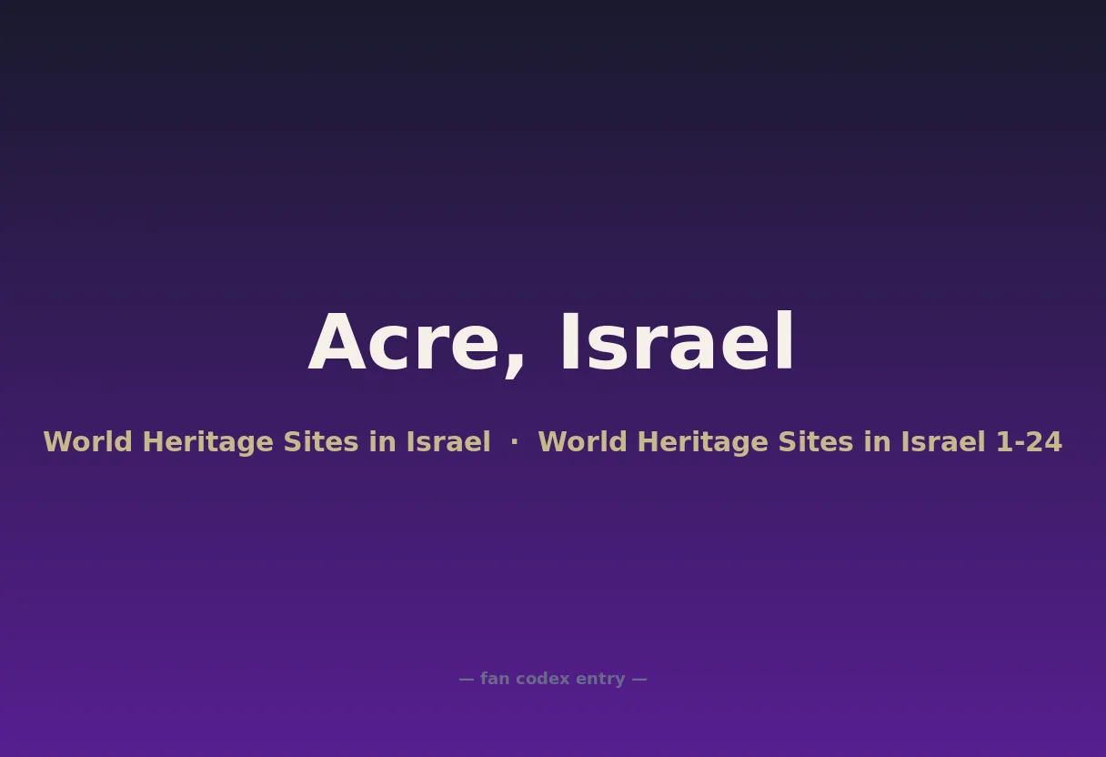 Acre, Israel